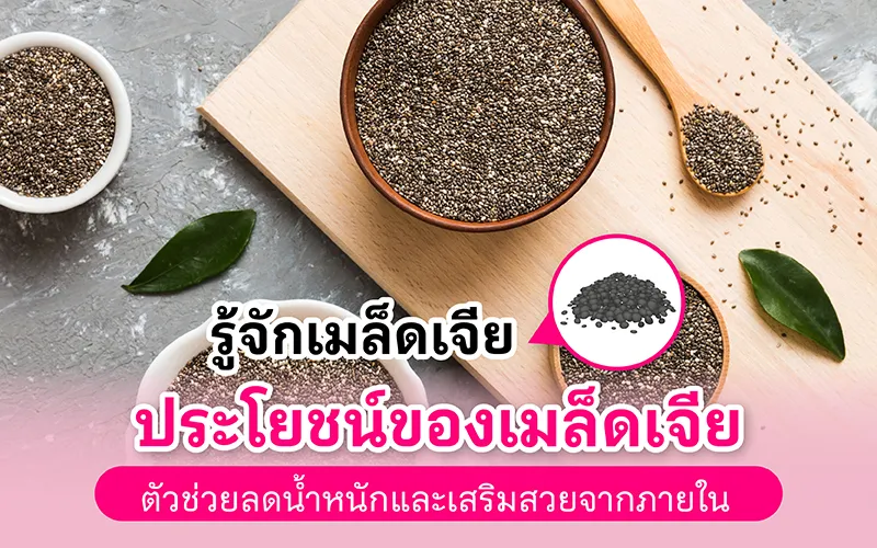 รู้จักเมล็ดเจีย ประโยชน์ของเมล็ดเจีย ตัวช่วยลดน้ำหนักและเสริมสวยจากภายใน 02